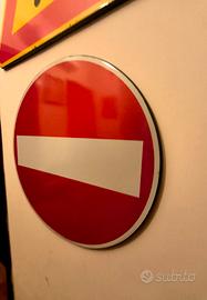 Cartello stradale da esposizione