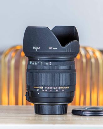 Sigma 17-70mm f2.8-4.5 Macro HSM per Nikon