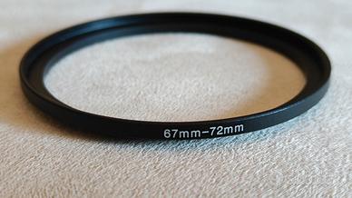 Adattatore Filtri Fotografici da 67mm a 72 mm