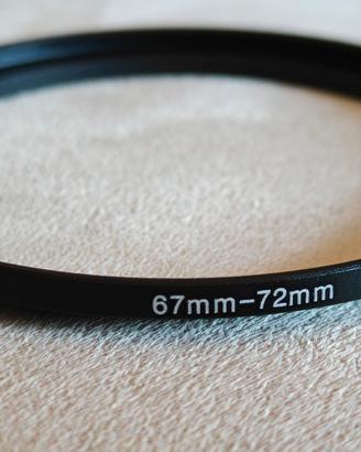 Adattatore Filtri Fotografici da 67mm a 72 mm