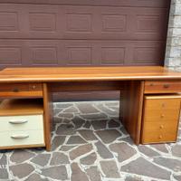 scrivania in noce legno massello