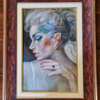 Ritratto femminile di Proferio Grossi