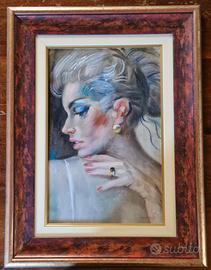 Ritratto femminile di Proferio Grossi