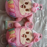 2 peluche con borsa di grano riscaldabile 