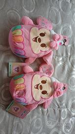 2 peluche con borsa di grano riscaldabile 