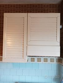 Cucina Lube con sportelli in frassino