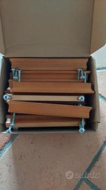 19 maniglie in vero legno