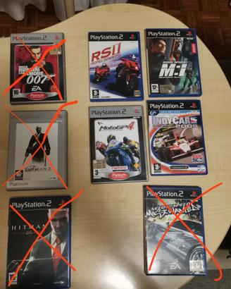 giochi playstation 2  e playstation 3