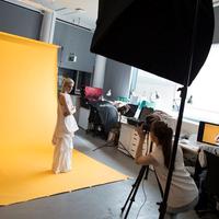 3x Fondali Foto Carta Colorama Bianco Nero Giallo