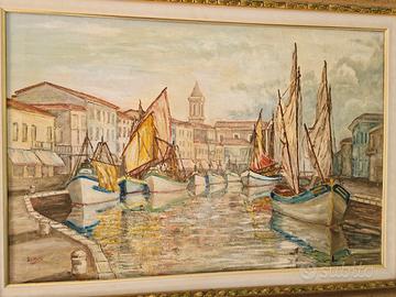 Quadro cesenatico. 100 cm x 70 circa