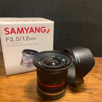 Samyang 12 mm F2 apsc Sony