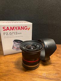 Samyang 12 mm F2 apsc Sony