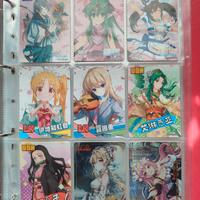 Lotto carte Goddess Story Rainbow varie rarità