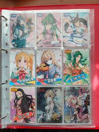 Lotto carte Goddess Story Rainbow varie rarità