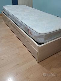 Black Friday!!!!Letto singolo con letto estraibile