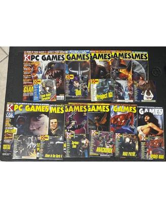 Riviste K PC Games (Kappa) anno 2001 + CD allegati