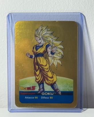 Lamincard Edibas Serie Oro 2006 Goku Super Sayan 3