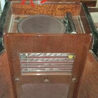 Telefunken Radio Fonografo Epoca Valvole Vintage