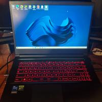 Pc gaming MSI true thin 63 i7 12 gen. Rtx 4050