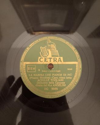 Disco 78 giri Cetra