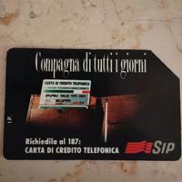Scheda Telefonica Sip anni 90