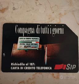 Scheda Telefonica Sip anni 90