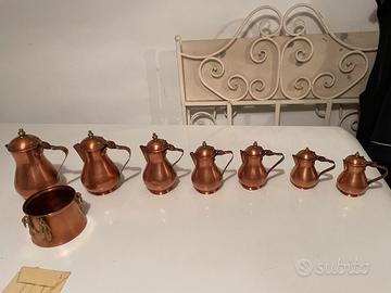 Brocche in rame da collezione