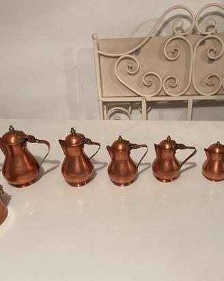 Brocche in rame da collezione