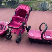 Trio navicella passeggino concord wanderer