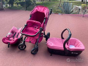 Trio navicella passeggino concord wanderer