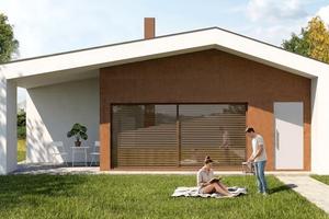 Terreno e progetto casa moderna