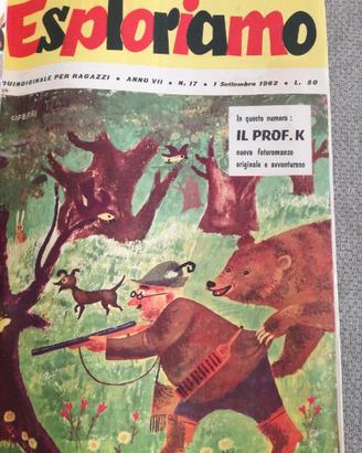 Nr. 17 Riviste per ragazzi Esploriamo del 1962