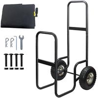 Carrello Portalegna con Ruote Copertura Impermeabi