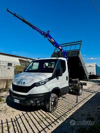 Iveco daily 35 2023 gru e ribaltabile 3.0 diesel