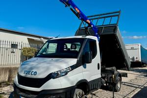 Iveco daily 35 2023 gru e ribaltabile 3.0 diesel