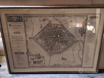 Stampa planimetria di Reggio Emilia