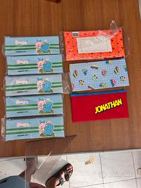 8 astucci scuola assortiti