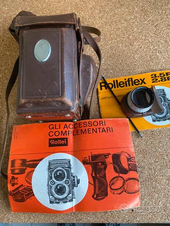 Fotocamera biottica Rolleiflex 6x6 3,5f