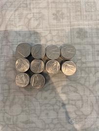 Lotto di 100 monete da 10 lire