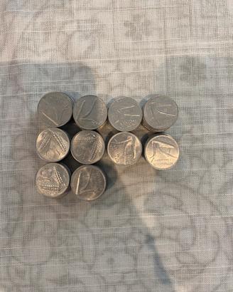 Lotto di 100 monete da 10 lire