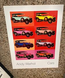 Poster originale Andy Warhol CARS 1988