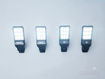 Set 4 Faretti Solari a LED COB