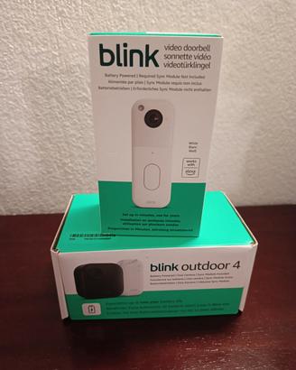 Blink Outdoor 4 + videocitofono NUOVI