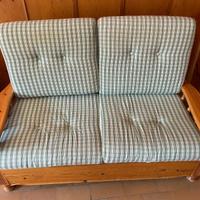 Divano letto matrimoniale rustico