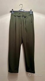 Pantaloni Donna   verdone elastico in vita tg.M