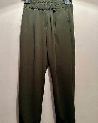 Pantaloni Donna   verdone elastico in vita tg.M