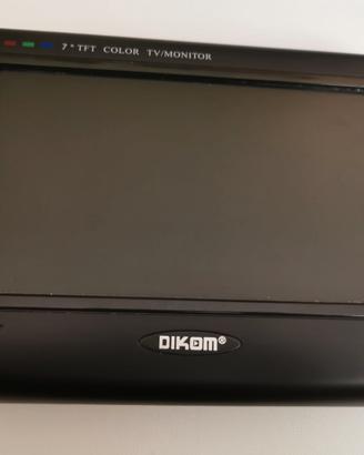 TV/MONITOR 7" TFT  COLORE DIKOM  -ACCESSORI - IMB.