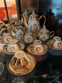 Set da caffè da 6 in porcellana Bavaria