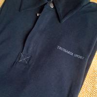 Trussardi sport, polo a manica lunga