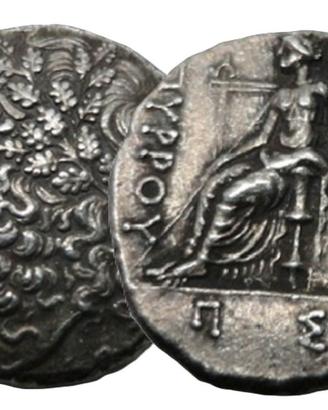 REPLICA MONETA GRECA TETRADRACHM PYRRHOS COD DR11